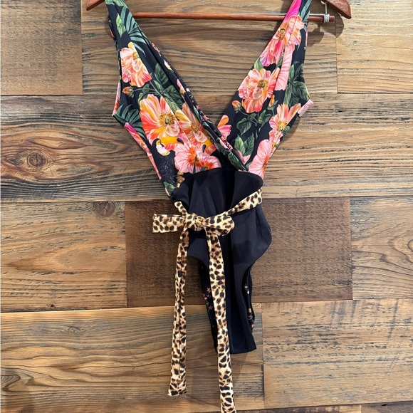 $150 Maje Catchy Serene One Piece One Piece Swimsuit - Picture 3 of 7